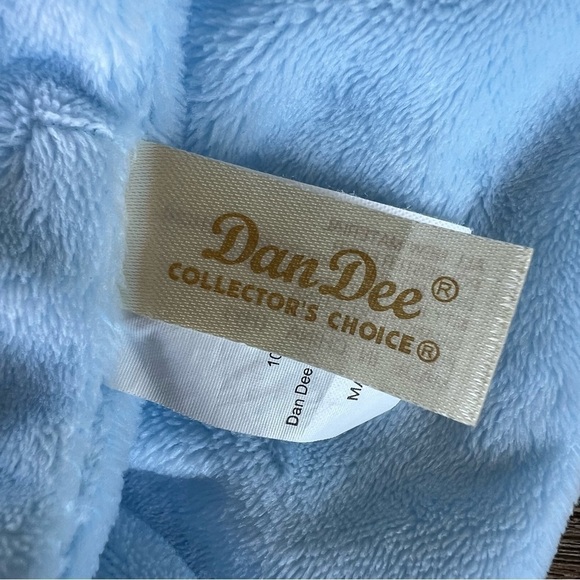 DanDee Bunny Rabbit Plush Lovie Baby Blanket Celebrate Security Soother Rattle - Picture 10 of 11